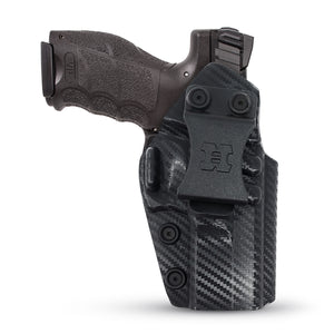 Concealed Carry Iwb Kydex Holster - by Houston | Lined Inside for Strong Retention and Maximum Protection | Reinforced Plastic Clip | Carbon Fiber | Lightweight Durable | for H&K VP 9/40