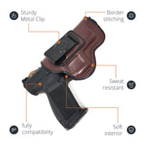 Leather Inside The Waistband Holster For Pistol Canik TP9 SFx