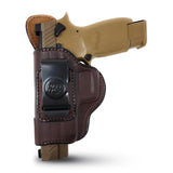 Leather Inside The Waistband Holster For Pistol Sig Sauer P320 Comp/Carry