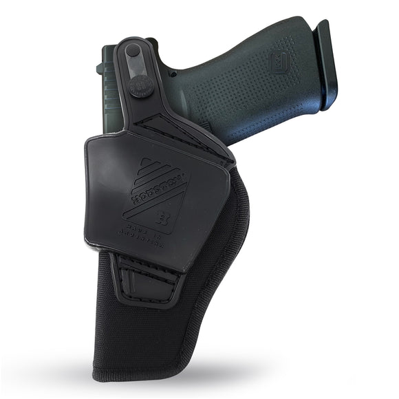 OWB Nylon Holster with Thumb Break - by Houston | Concealed Carry | Outside the Waistband | Fits: Colt 1911 with 4” and 5” Barrel - Browning 1911 9mm | Marshall Line