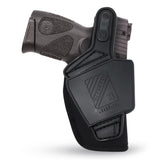 Concealed Carry OWB Nylon Holster - by Houston with Thumb Break | Outside The Waistband | Fits: Taurus PT111 / G2C, Glock 43, XDs 3.3 9mm | Marshall Line