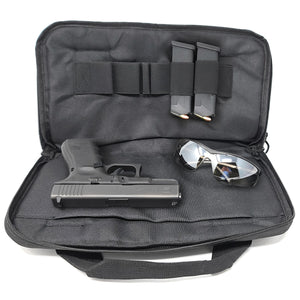 Tactical Pistol Soft Range Case Shooting Range Hunting Bags for Handguns Discreet, Comfortable to Carry, Durable and Versatile.