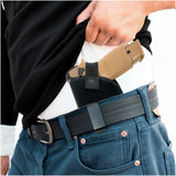 IWB Gun Holster by PH - Concealed Carry Soft Material | Soft Interior | Fits Glock 17 19 23 25 32 38 | Sig Sauer P320 | Springfield XDE