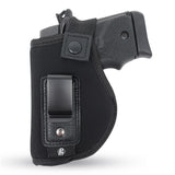 IWB Gun Holster by PH - Concealed Carry Soft Material | Soft Interior | Fits Most Small 380, Keltec, Sig P238, S&amp;W Bodyguard .380 | Remington RM .380 | Ruger TCP | Seecamp LWS32 LWS38